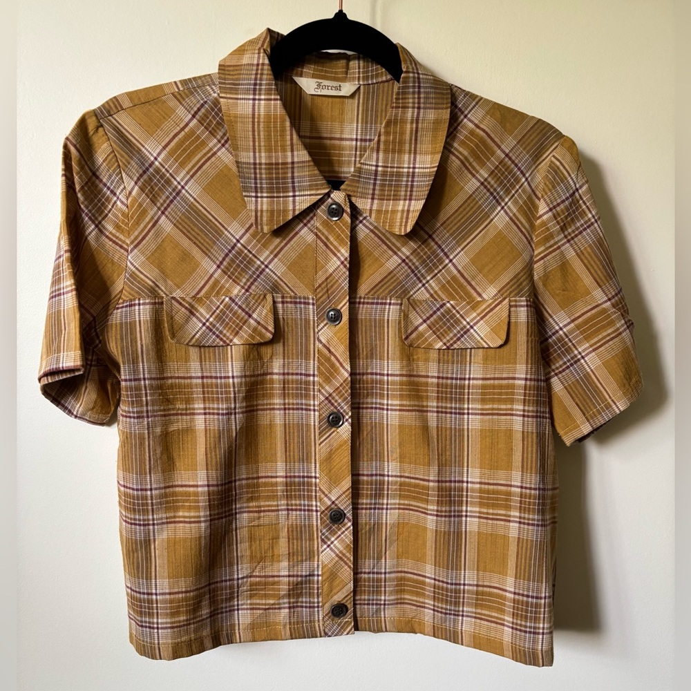 Re-Worked Vintage Collared Blouse